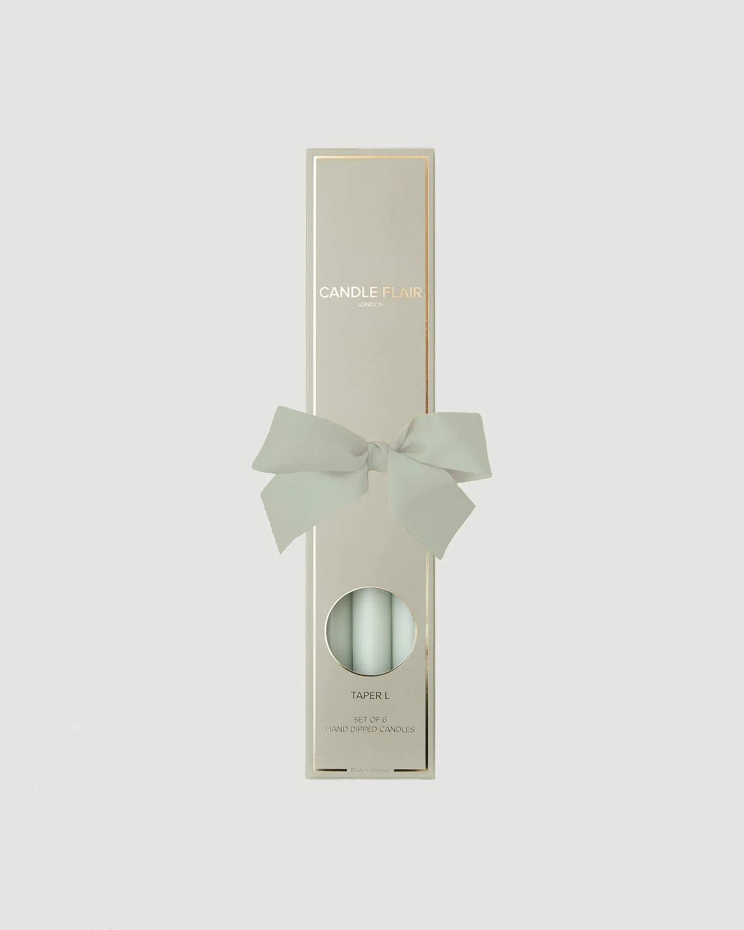 Pale Green Candles (set of 6)