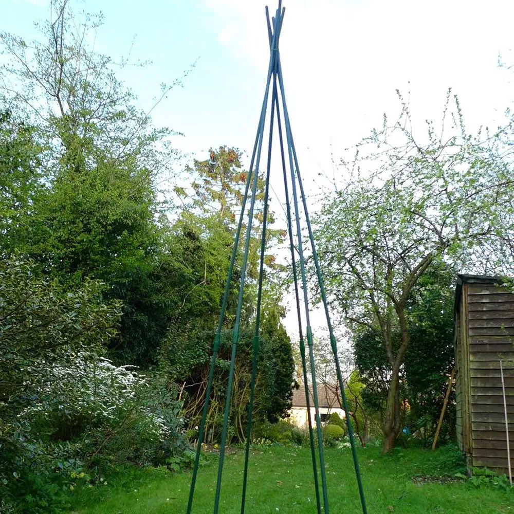 Pea and Runner Bean Wigwam Teepee - Garden Support Frame Kit