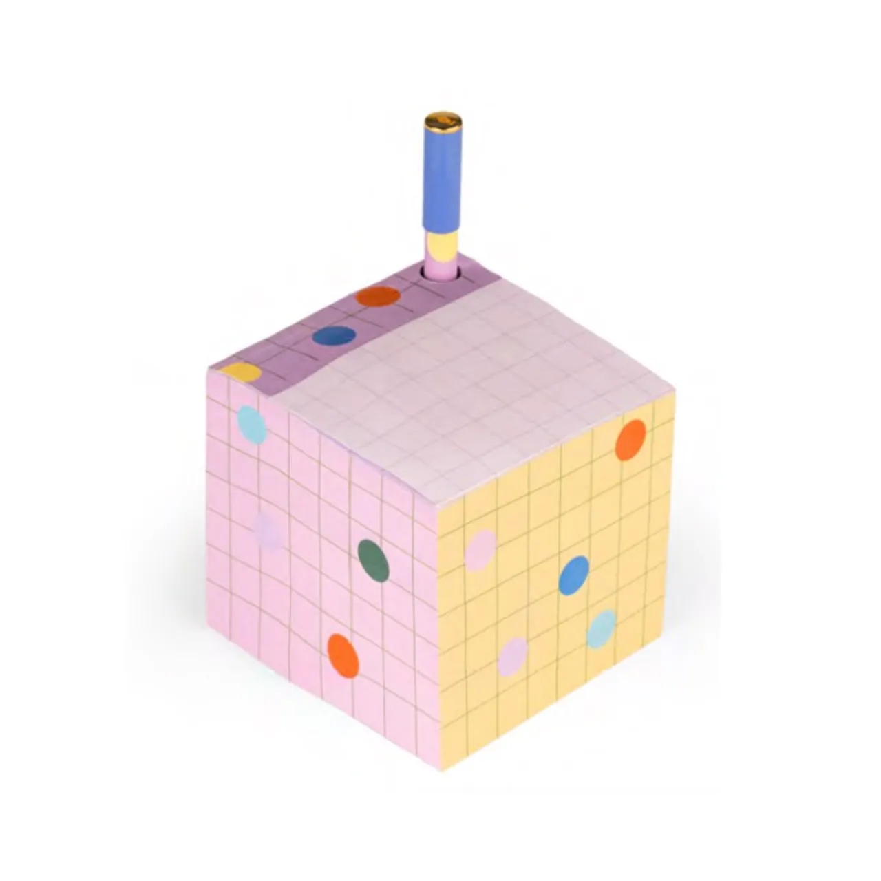 Pen Holder Sticky Note Block