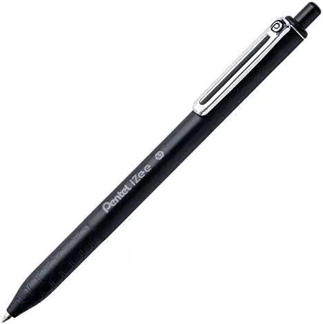 Pentel BX467-A Izee Retractable Ball Point Pen 0.7mm Black