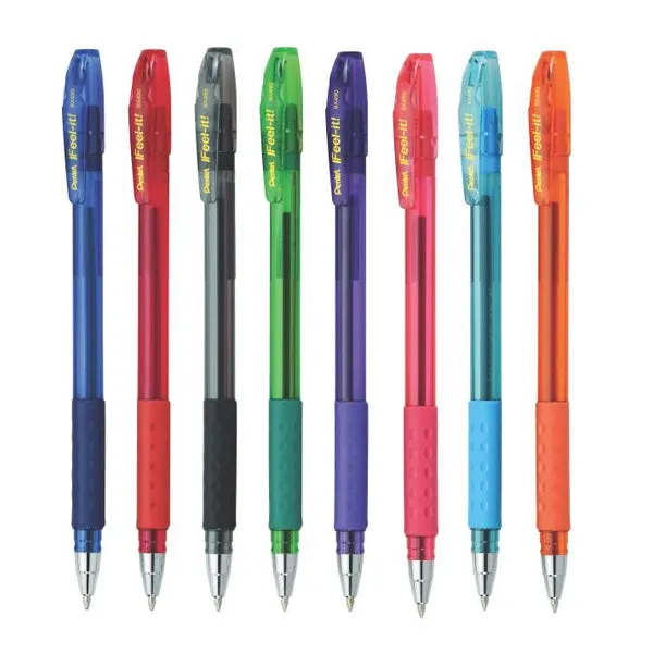 Pentel BX490-A Feel It Med Retractable Ball Point Pen 1.0mm Green