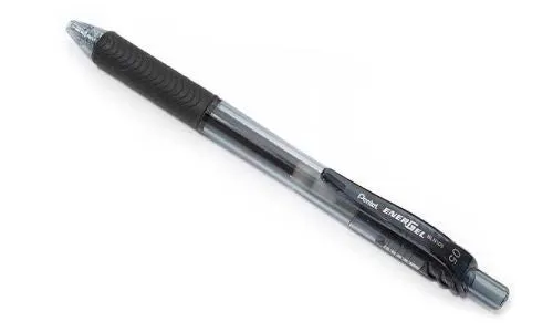 Pentel Energel-X Metal Tip Pen Black 0.5 mm Black