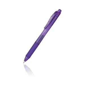 Pentel PE-BL107-10 Energel-X Gel Roller Pen 0.7MM Tip Lime Violet