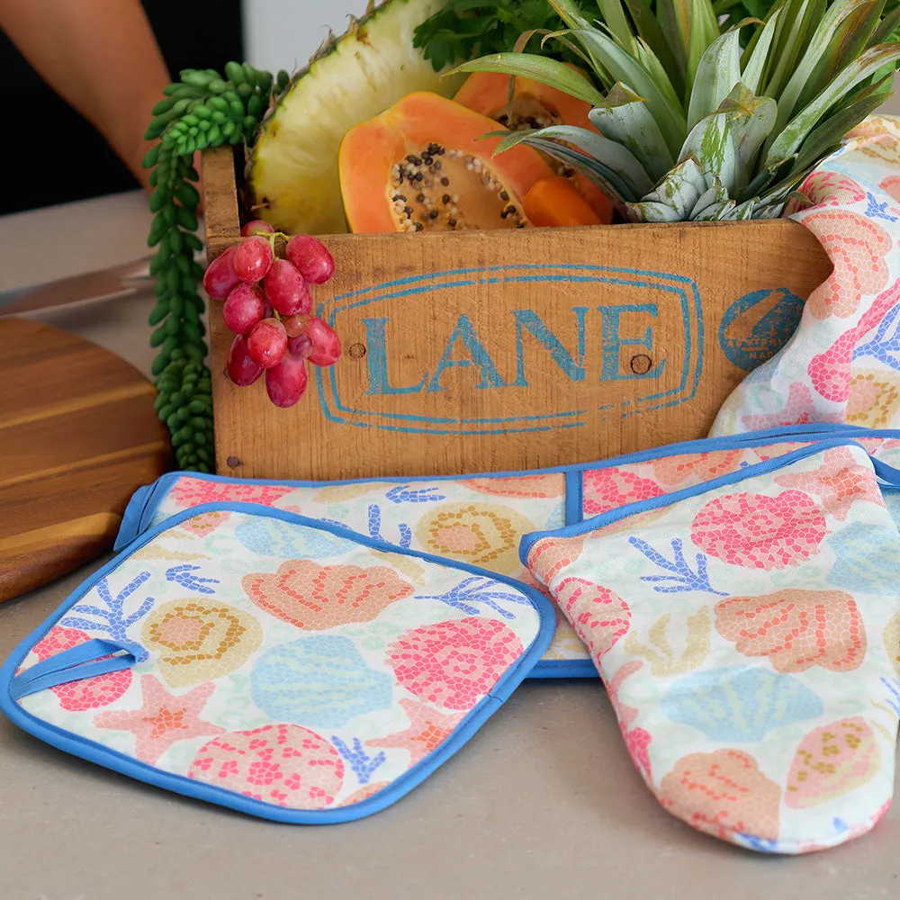 Pot Holder - Linen - Shelly Beach