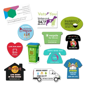 Printed Fridge Magnets - Unprinted sample