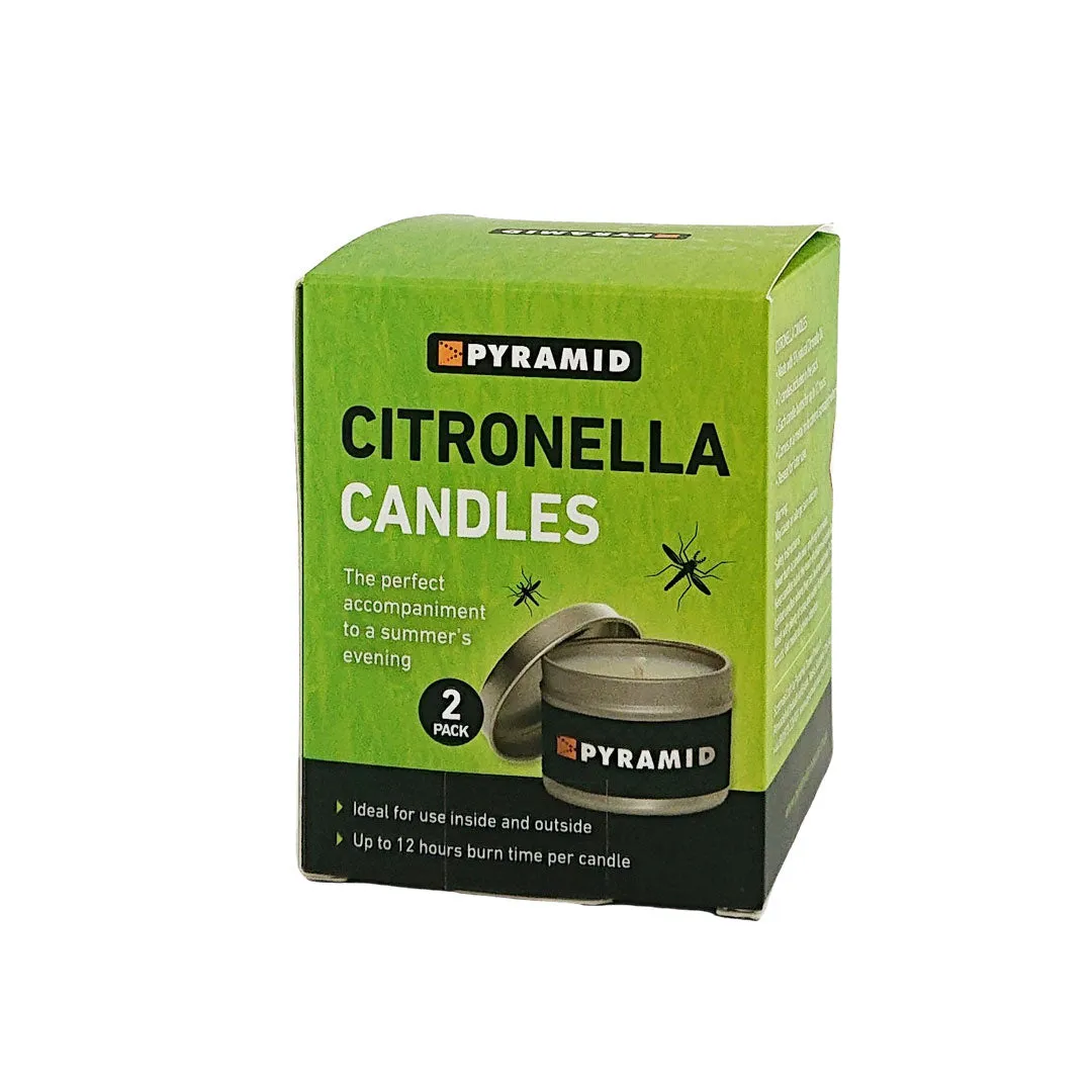 Pyramid Insect Repellent Citronella Candles