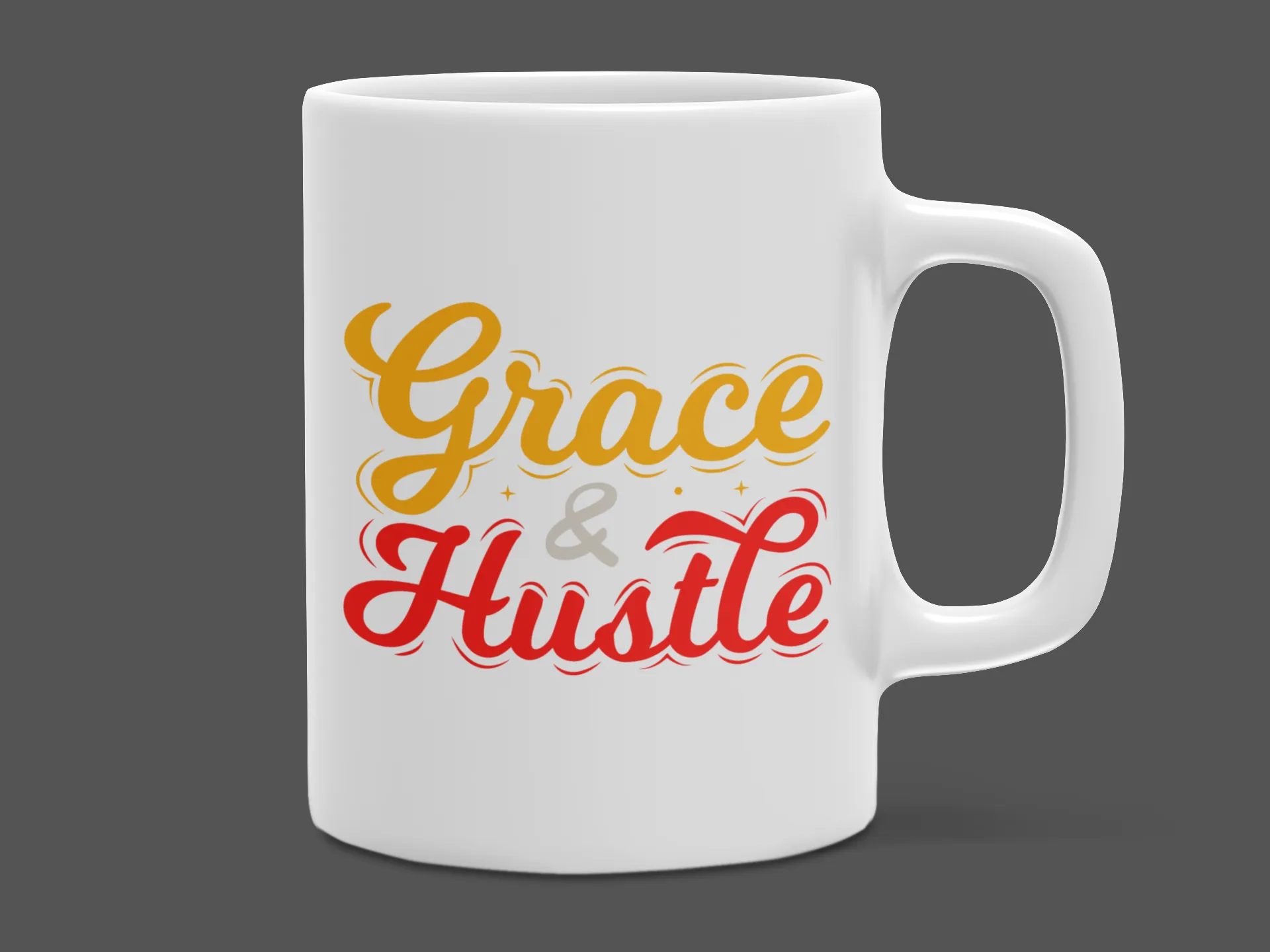 "Grace & Hustle" Mug 12 or 15 oz.