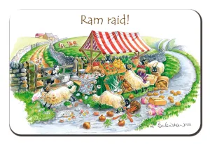 "Ram Raid" Fridge Magnet