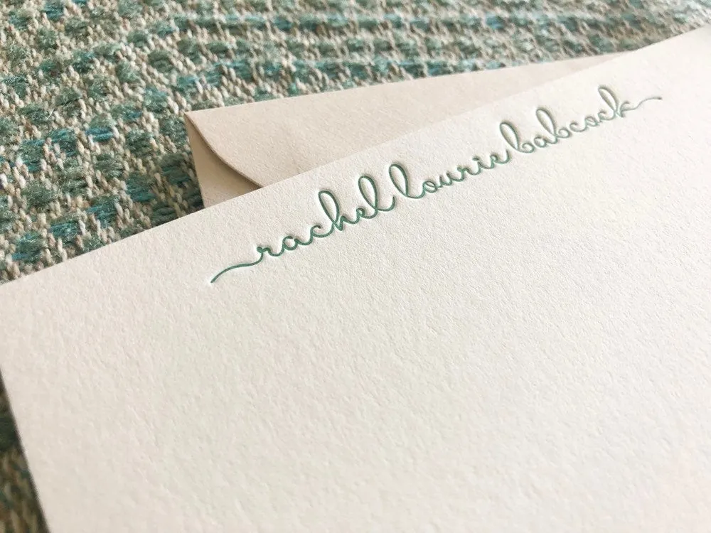 Rachel - Letterpress Stationery