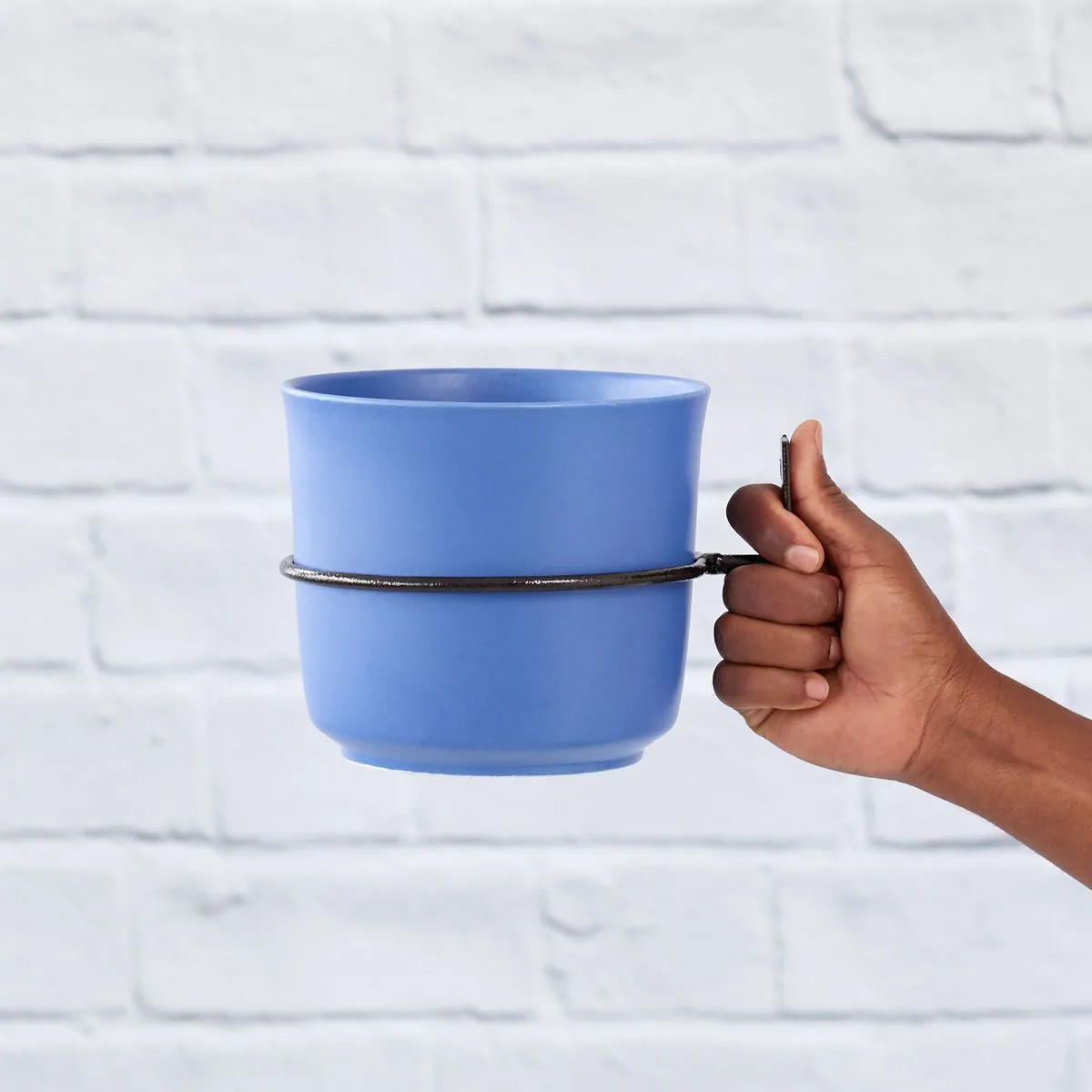 Ravi Wall Pot Holder - Black