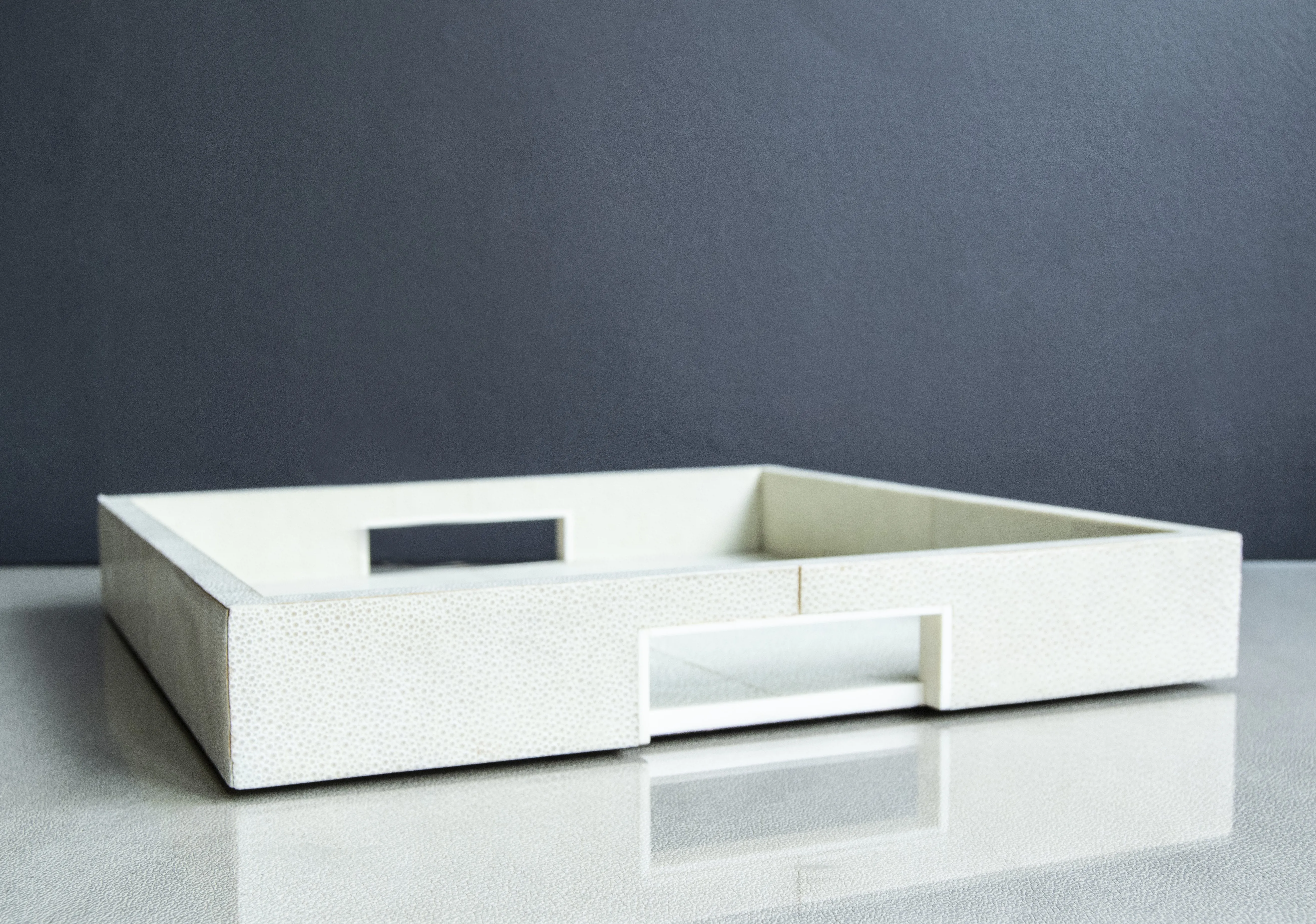 Real Shagreen Serving Tray