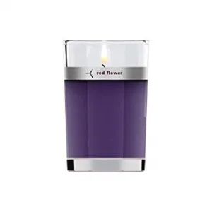 Red Flower - French Lavender Petal Topped Candle 6 oz