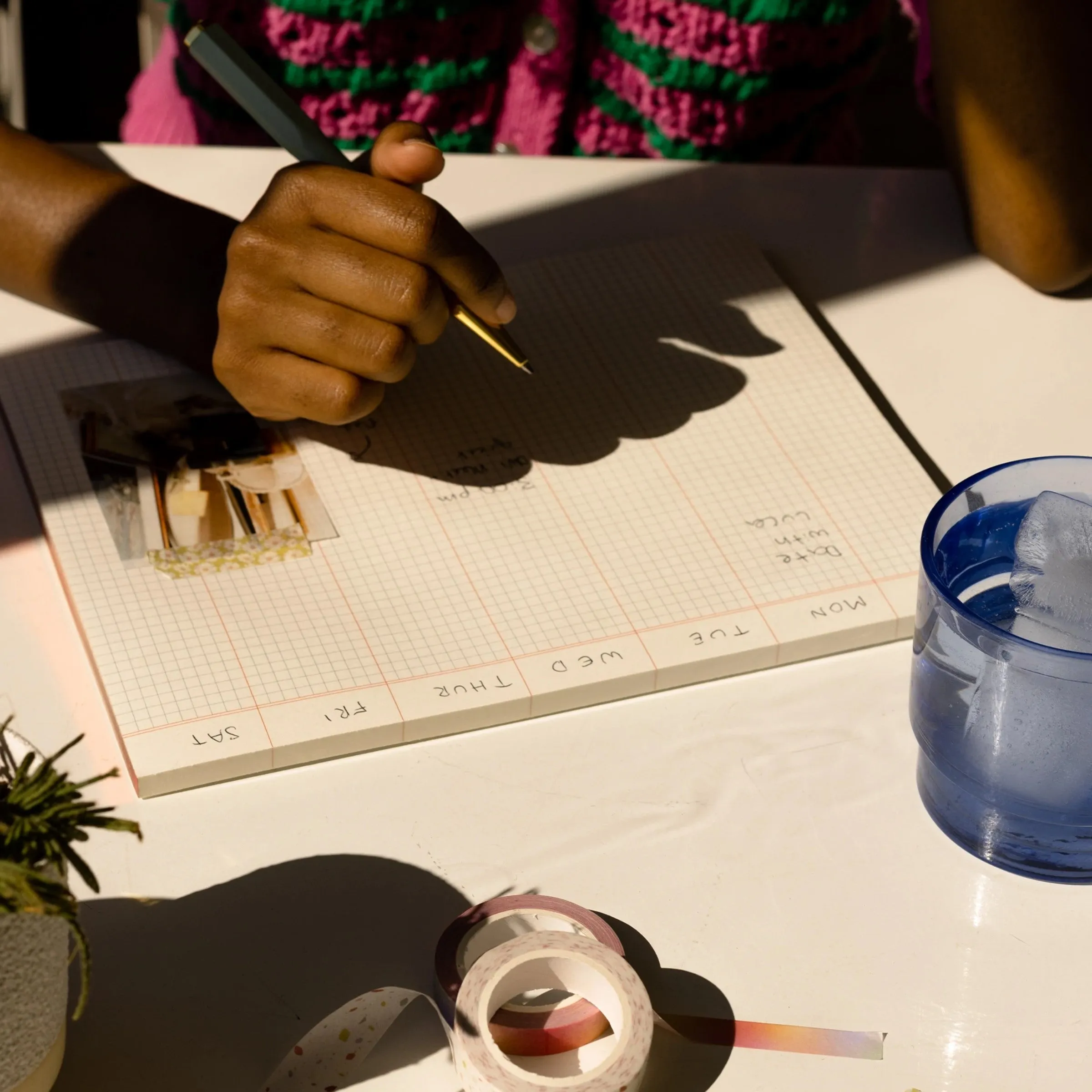 Retro Grid Notepad