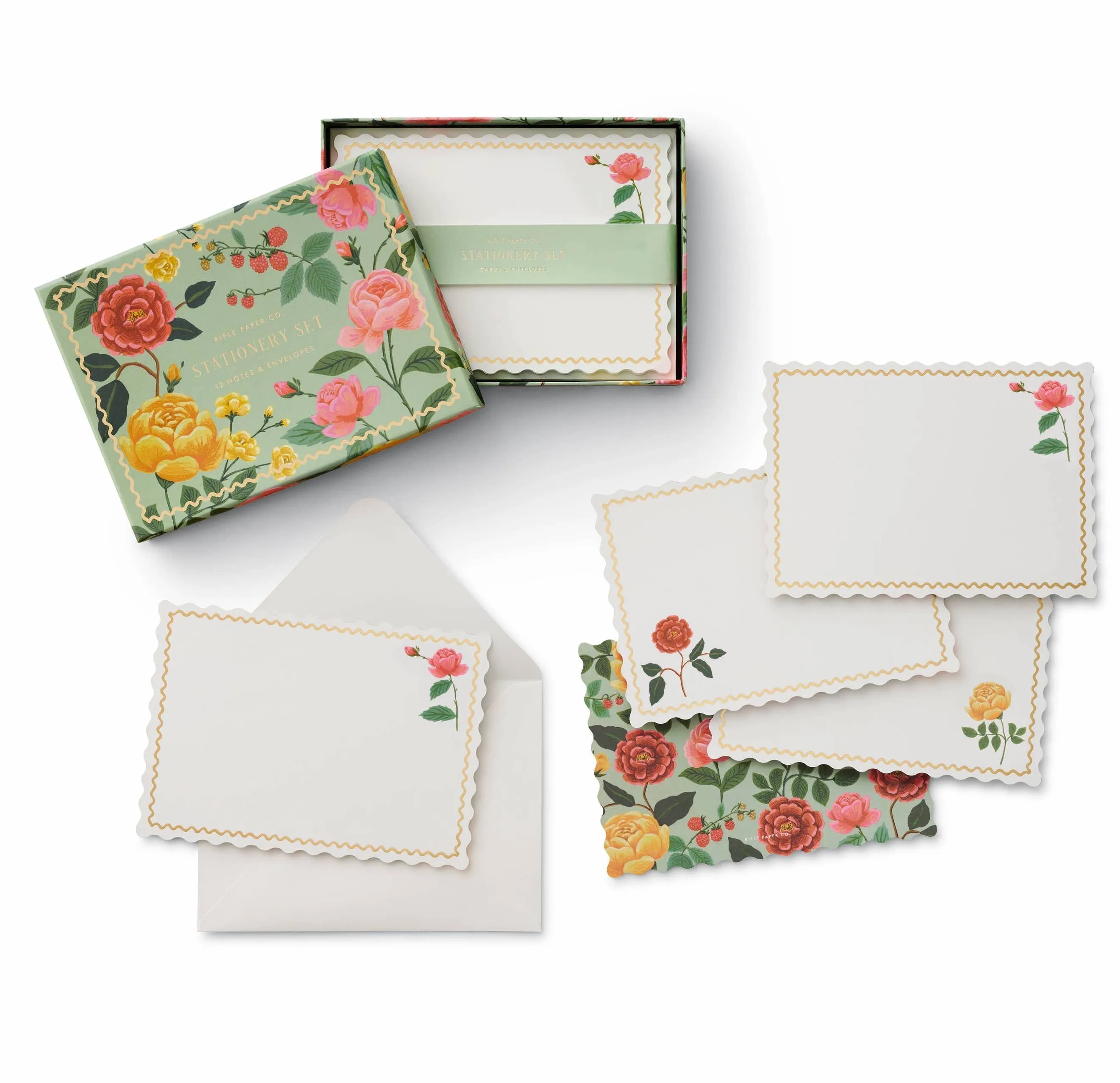 Roses Stationery Set