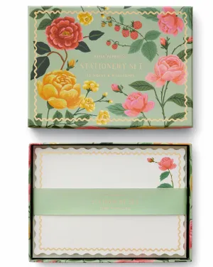 Roses Stationery Set