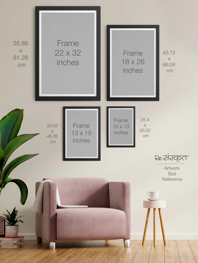 Sanskrit Quote on Travel – Frame