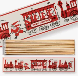 Santa Trains Long Matchbox