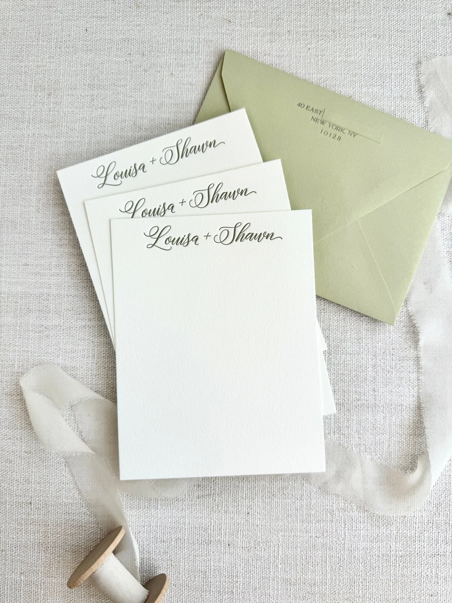 Simplicity - Letterpress Stationery