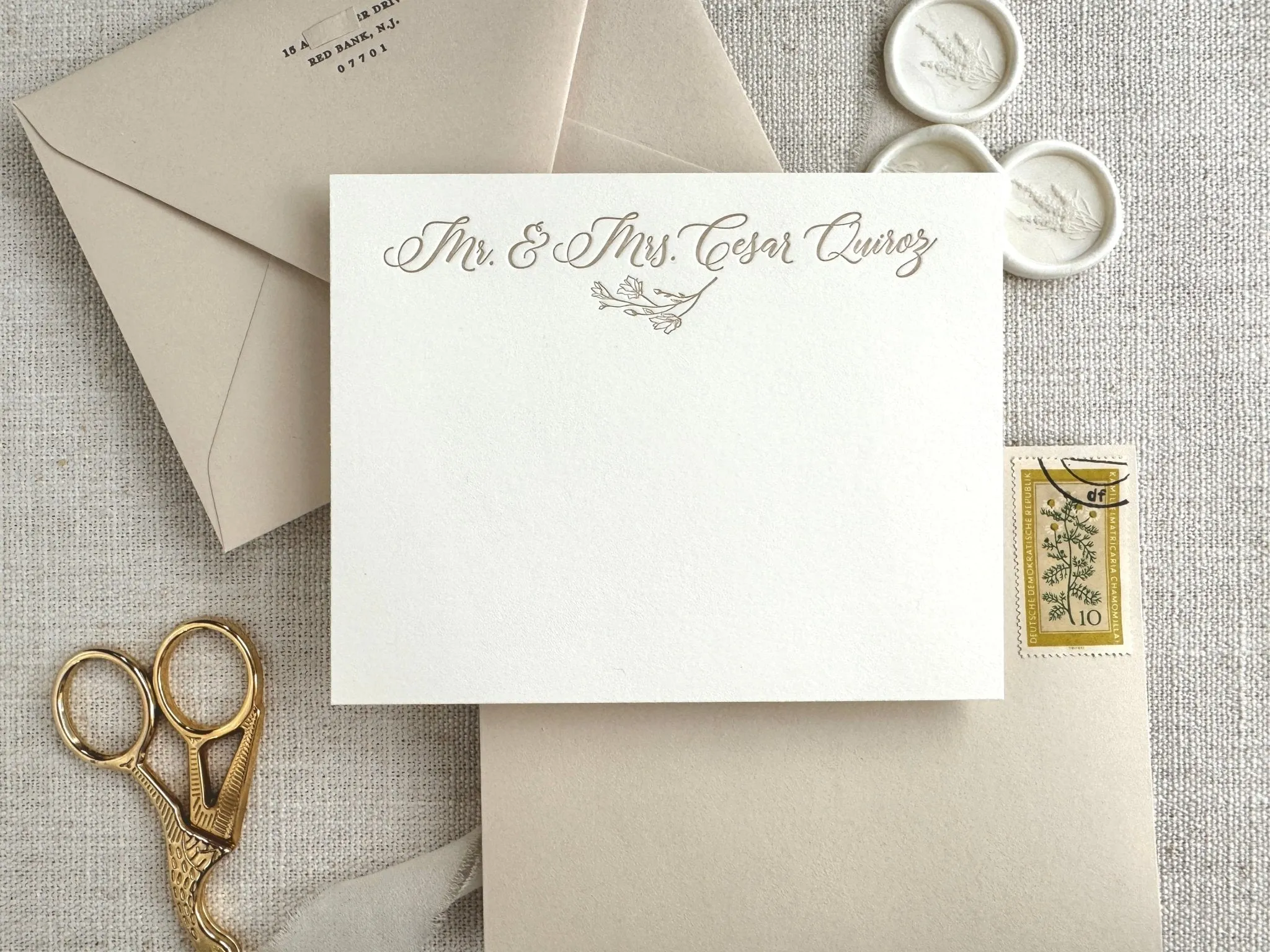 Simplicity - Letterpress Stationery