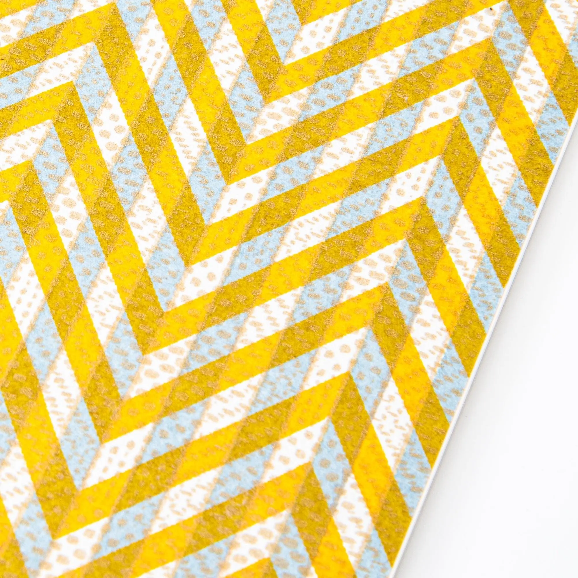 SOME PAD Yellow Yuzen Washi Japanese Binding Notebook (B5)