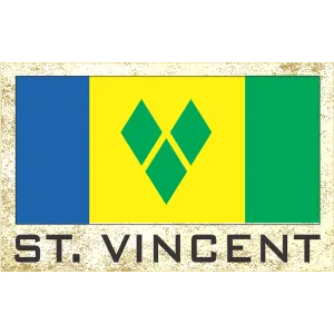 St. Vincent Fridge Magnet