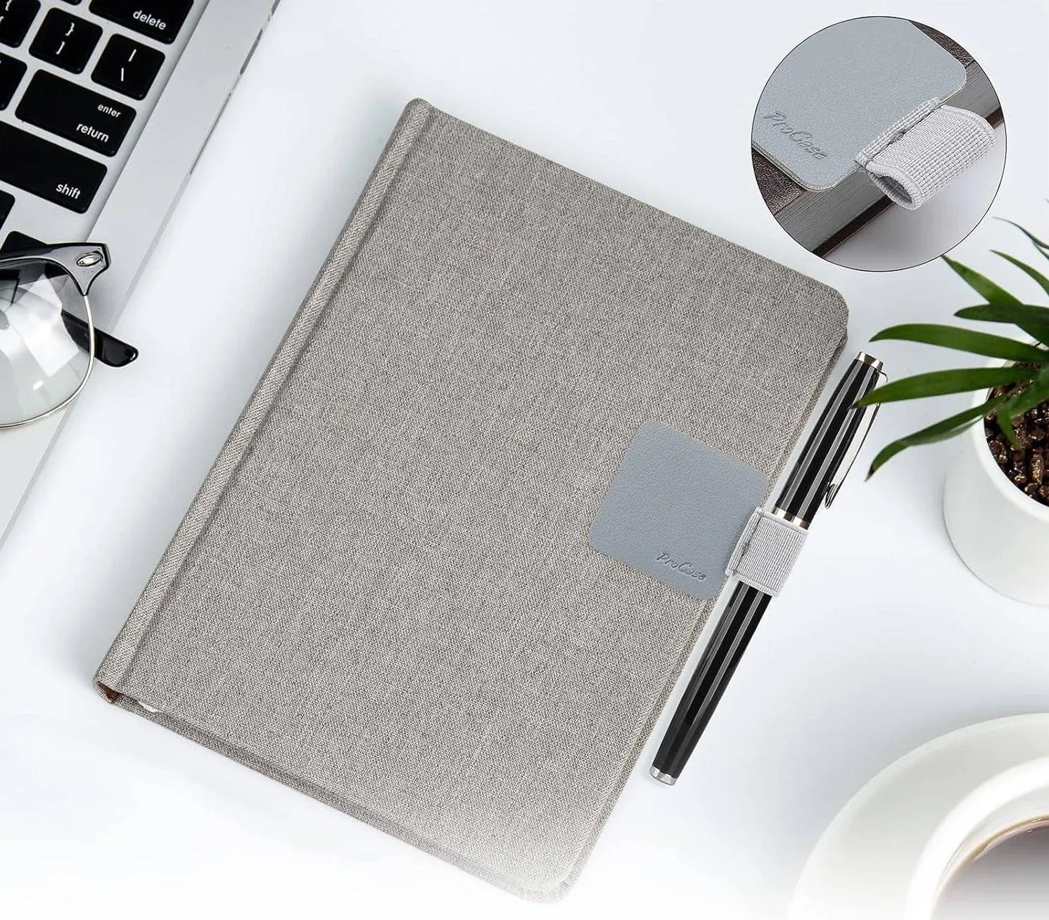 StayWrite Pen Loops: 5-Pack of Stylish Leather Pen Holders for Notebooks & More
