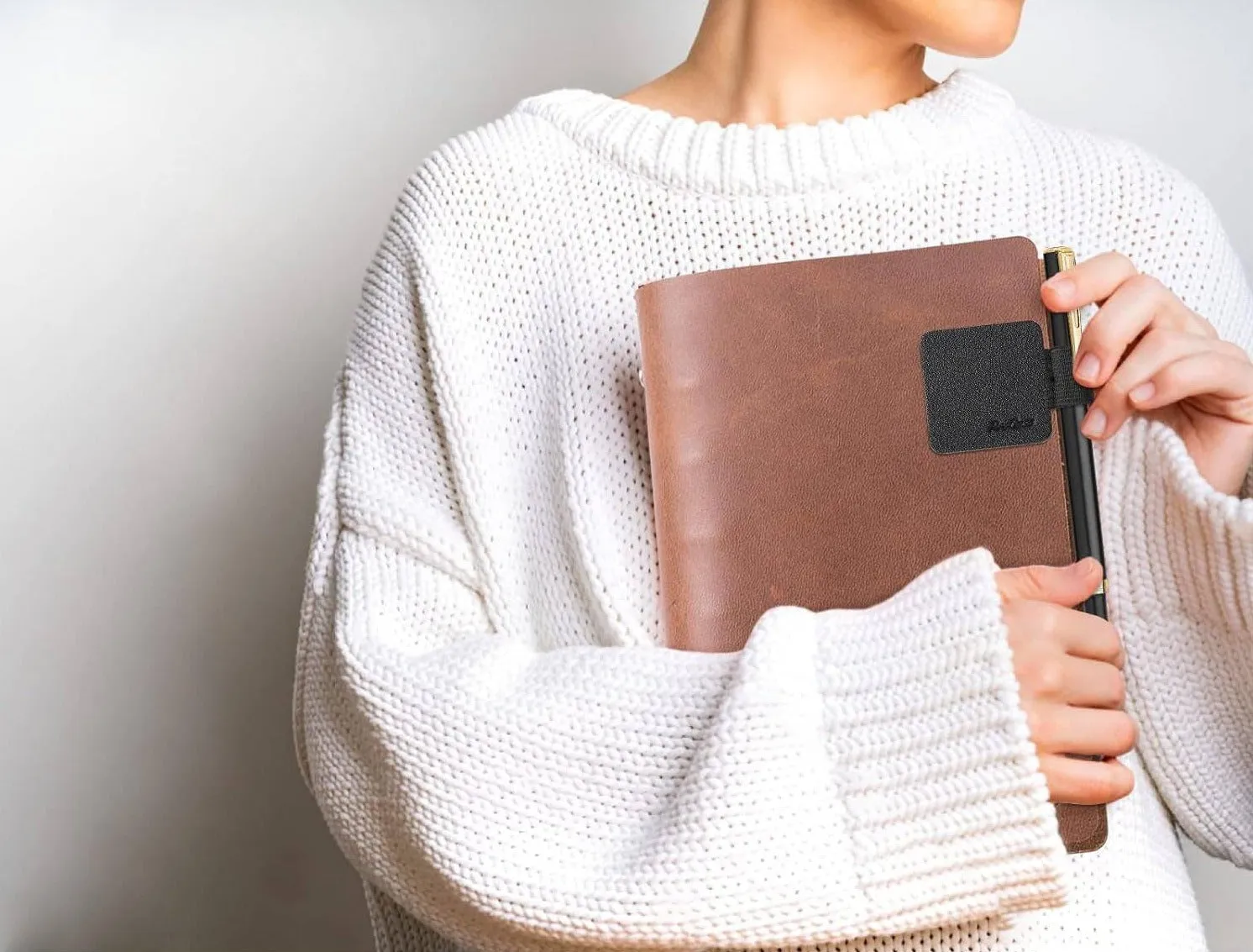 StayWrite Pen Loops: 5-Pack of Stylish Leather Pen Holders for Notebooks & More