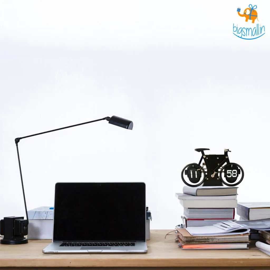 Steel Bicycle Flip Clock