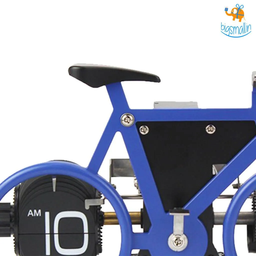 Steel Bicycle Flip Clock