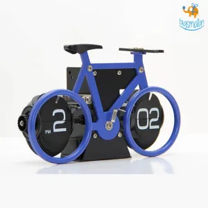 Steel Bicycle Flip Clock