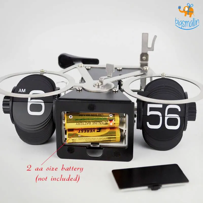 Steel Bicycle Flip Clock