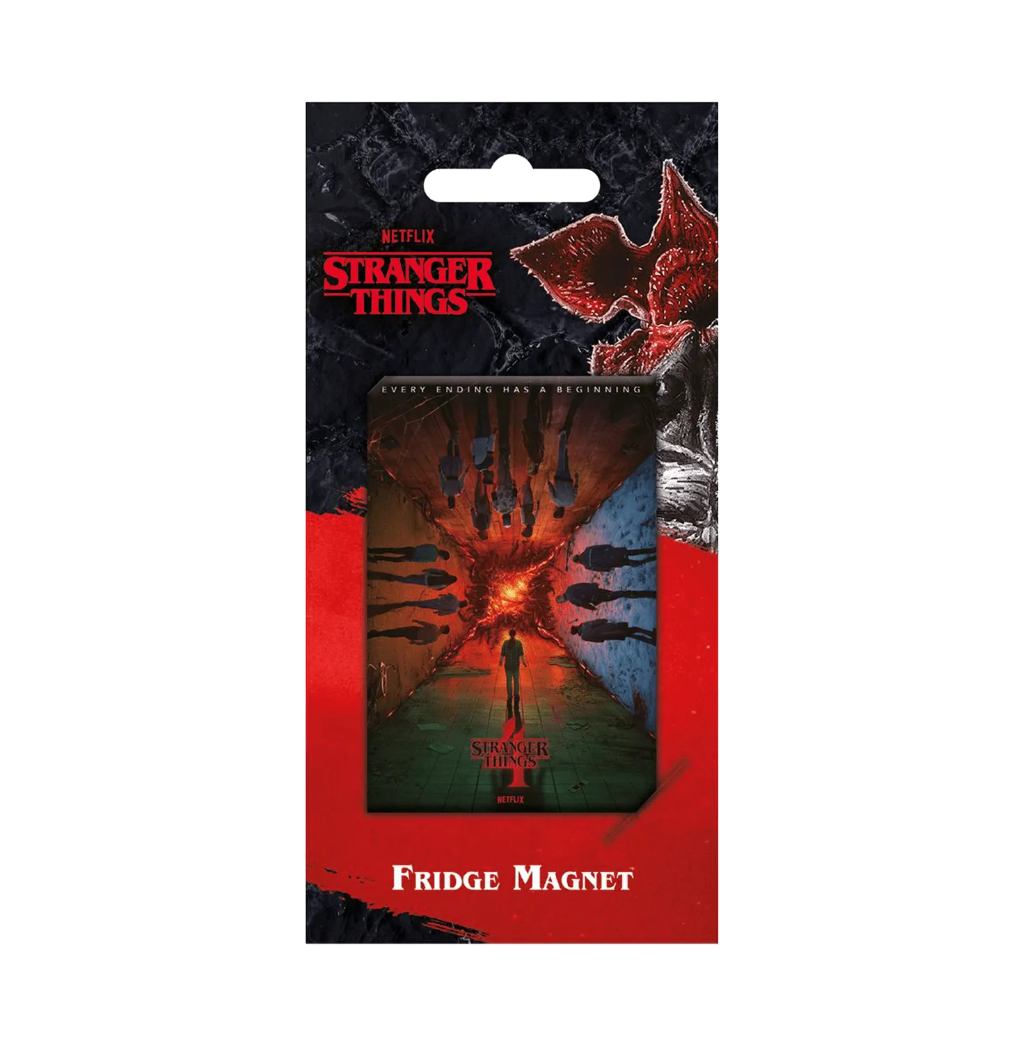 Stranger Things 4 Every Ending Has A Beginning Fridge Magnet