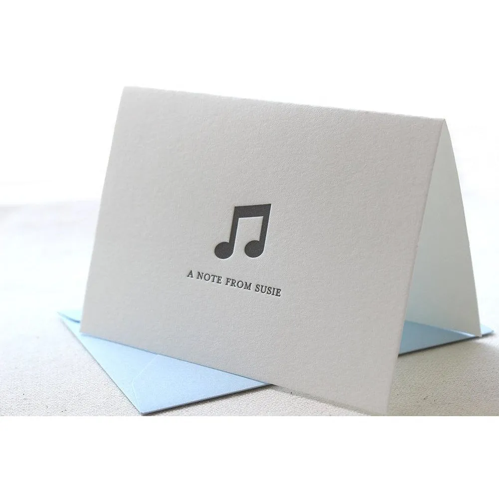 Susie - Letterpress Folded Stationery
