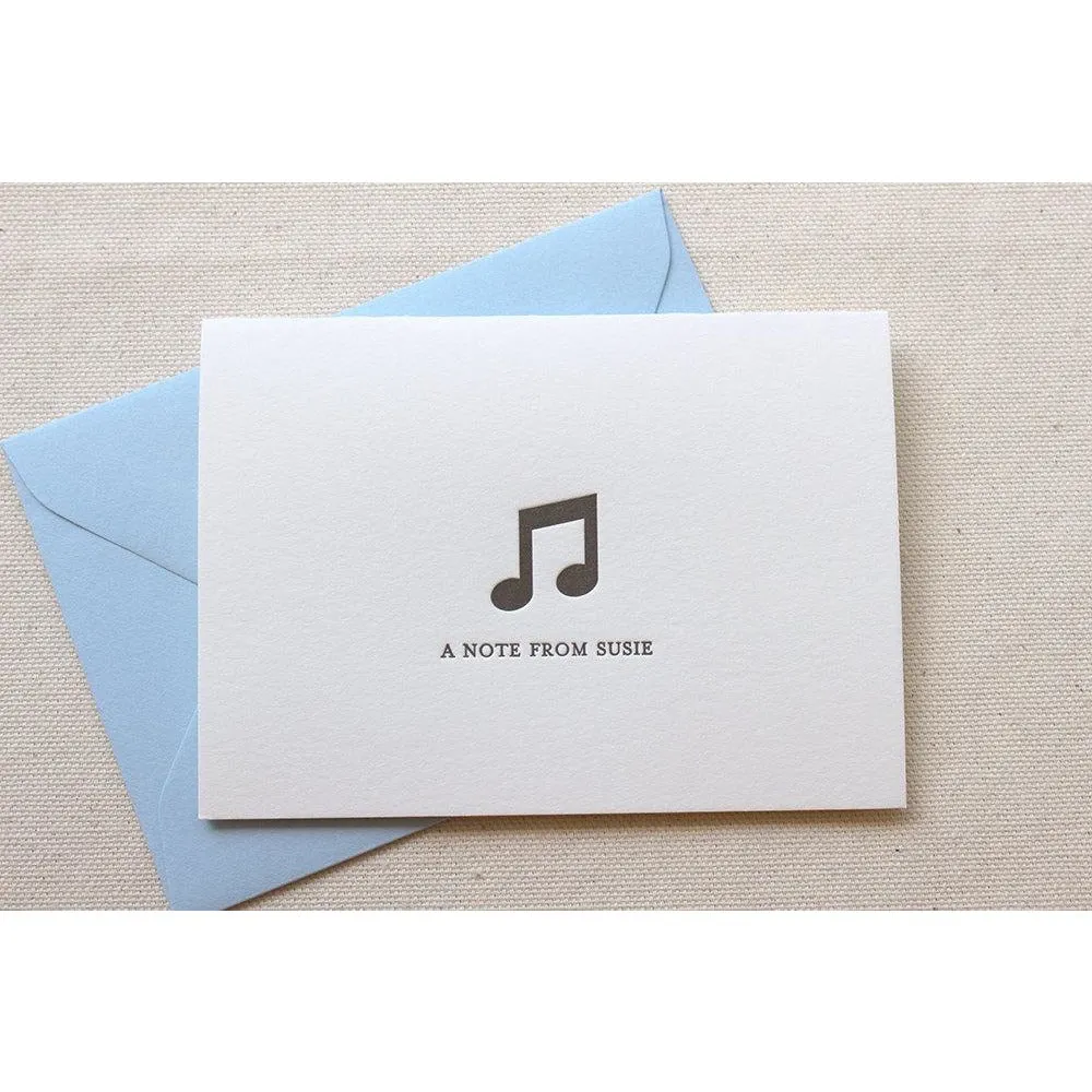 Susie - Letterpress Folded Stationery