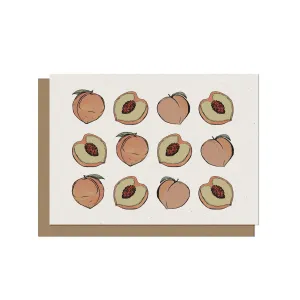 Sweet Peaches Blank Card