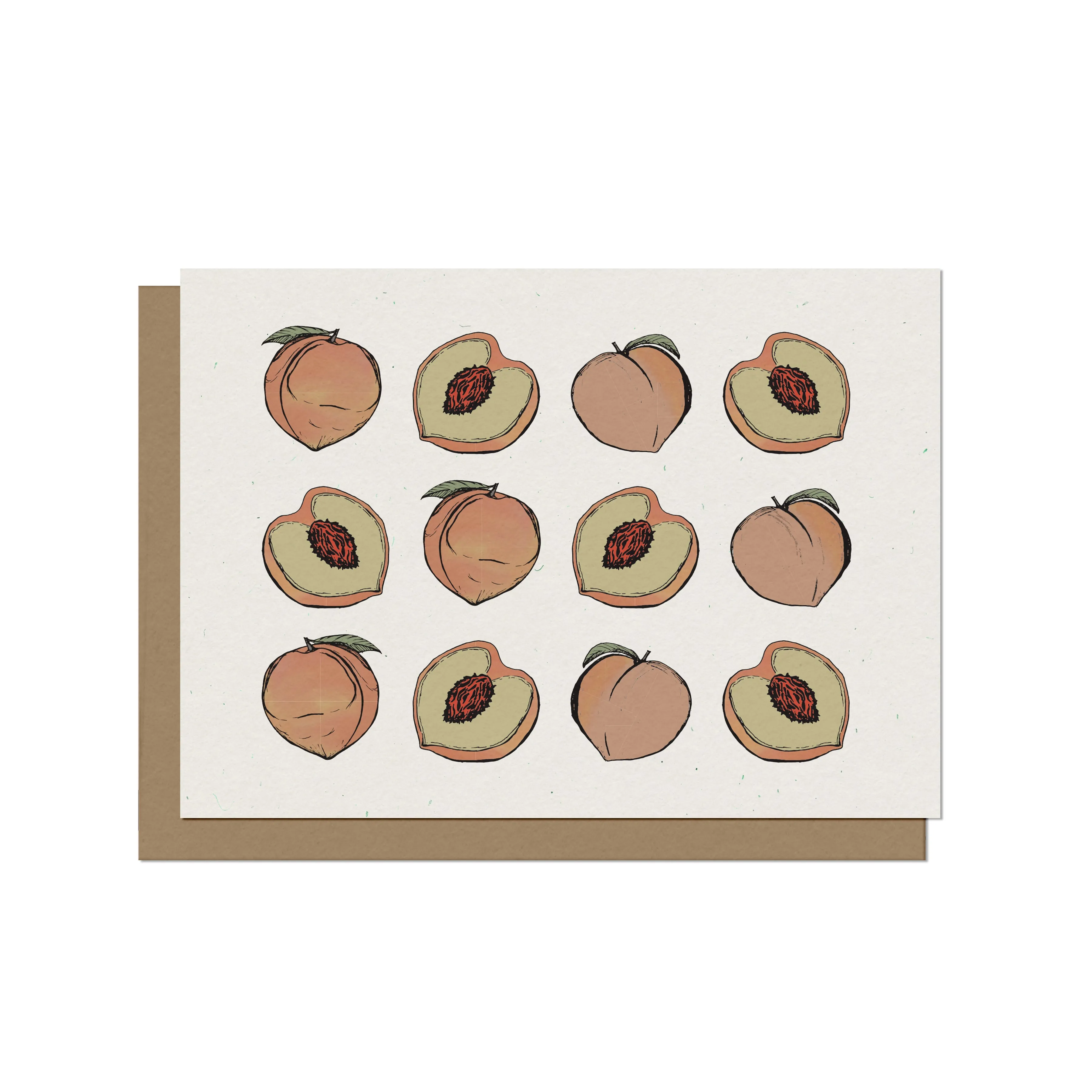 Sweet Peaches Blank Card