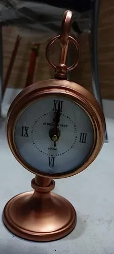 Table Clock Twin Bell with Nightlight Vintage Table Clock for Students Children Office Workers Travellers Battery Operated