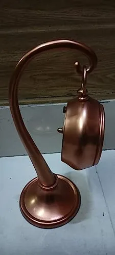 Table Clock Twin Bell with Nightlight Vintage Table Clock for Students Children Office Workers Travellers Battery Operated