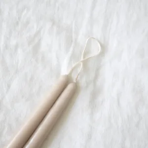 Taper Candles (Oatmeal)