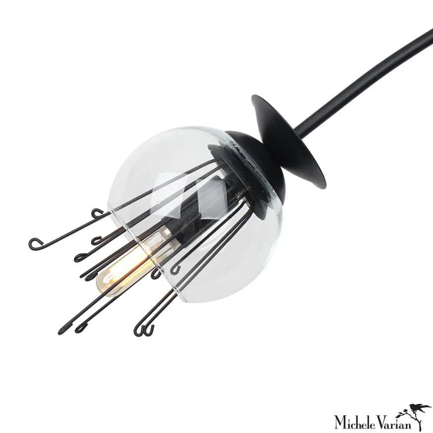 The Fleurish Minor Chandelier Black
