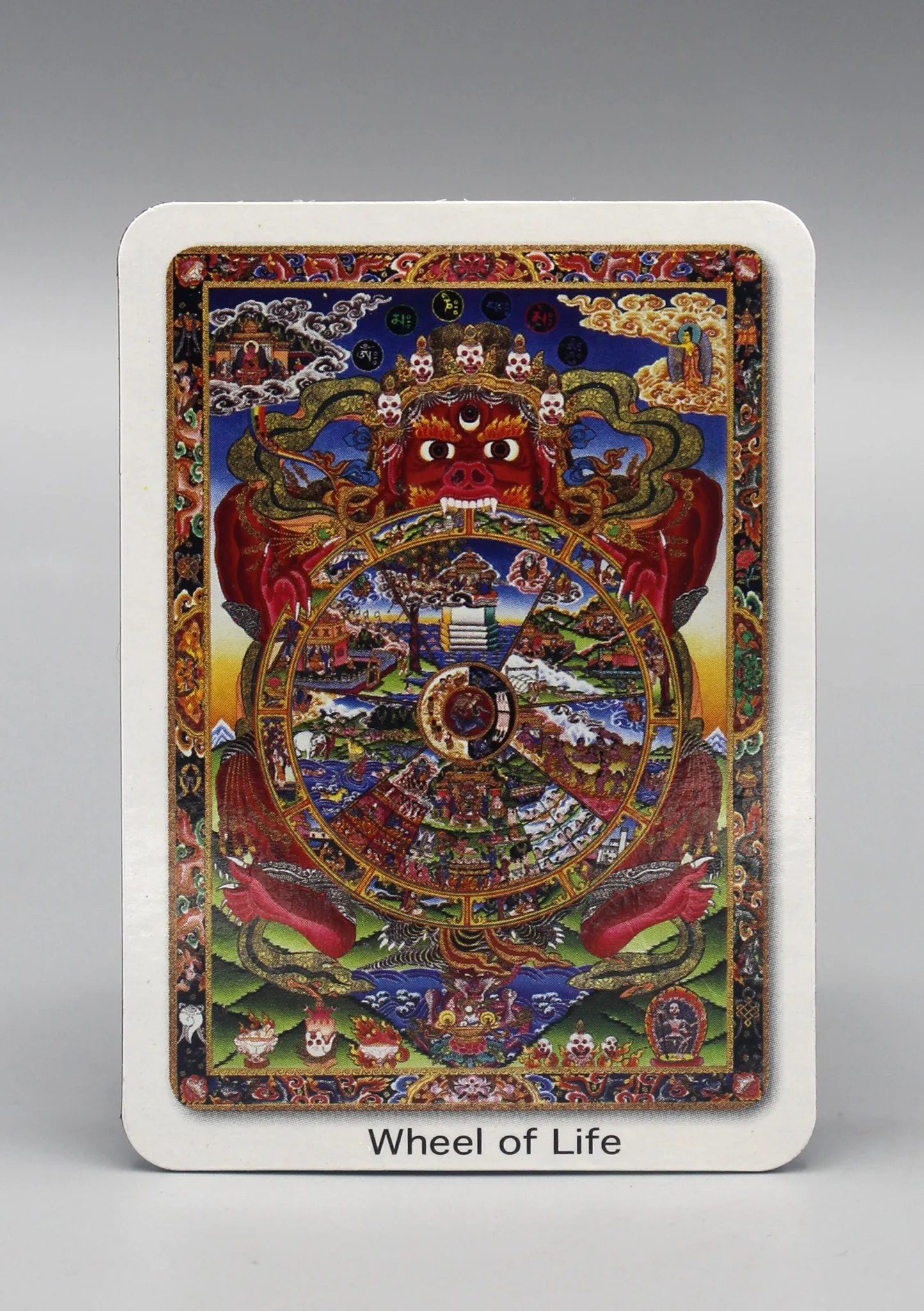 Tibetan Wheel of Life Fridge Magnet