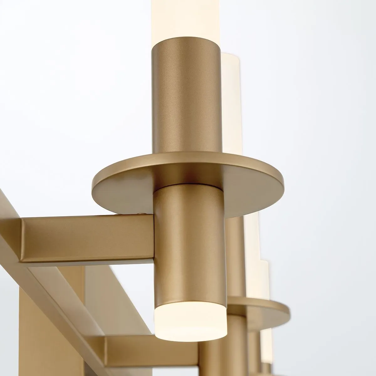 Torna 8 Lights 36 in. LED Vanity Light Gold Finish