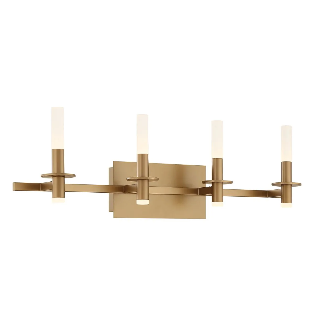 Torna 8 Lights 36 in. LED Vanity Light Gold Finish