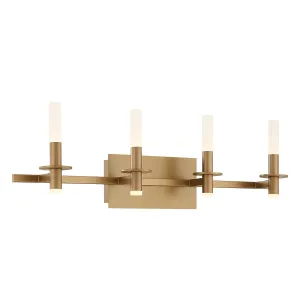 Torna 8 Lights 36 in. LED Vanity Light Gold Finish