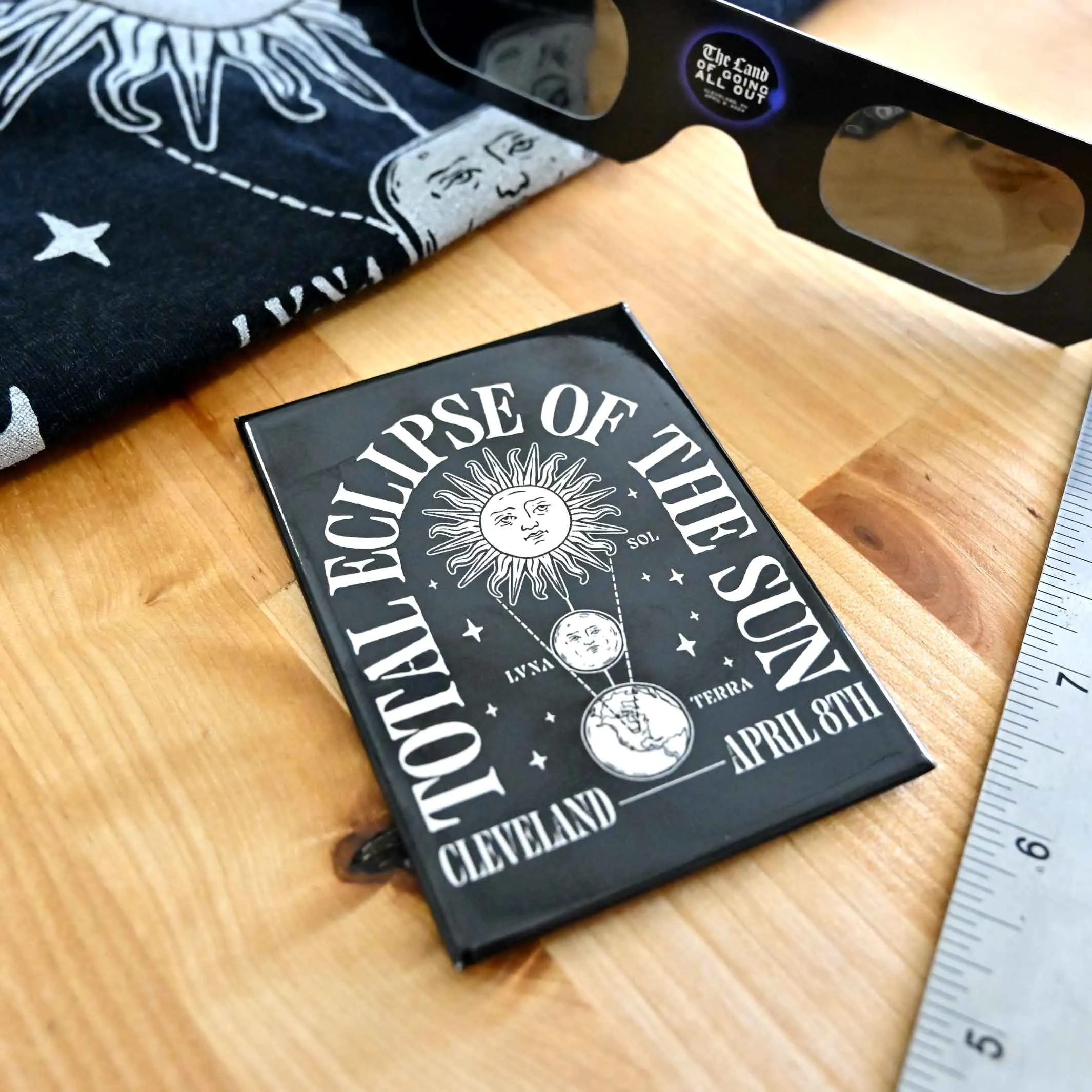 Total Eclipse Of The Sun Fridge Magnet