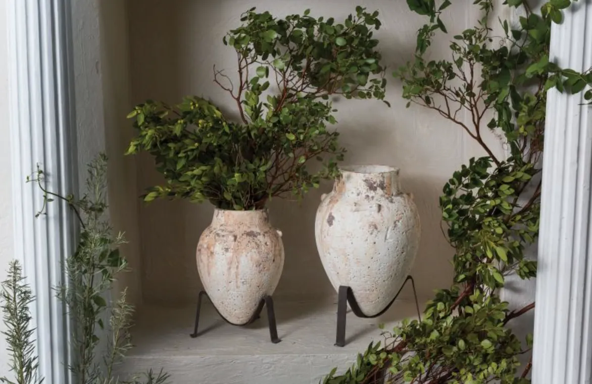 Tuscan Plant Stand, two sizes