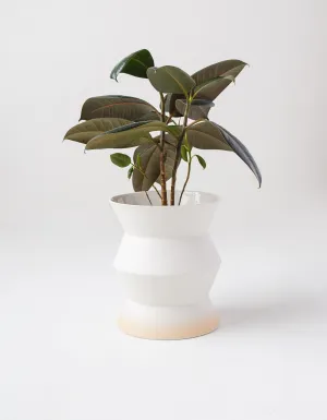 Two Tone Zigzag Planter