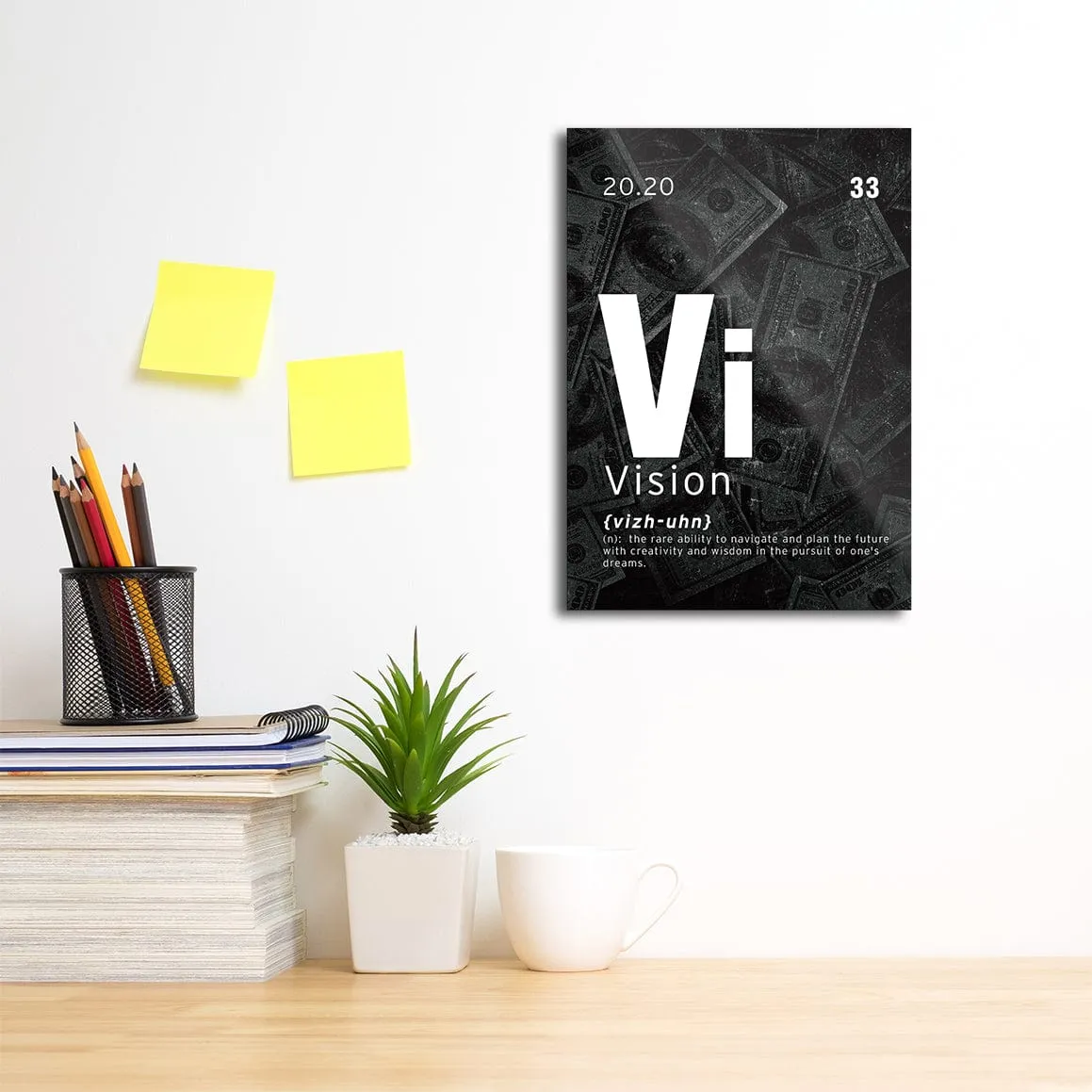 Vision - Motivational Metal Wall Art
