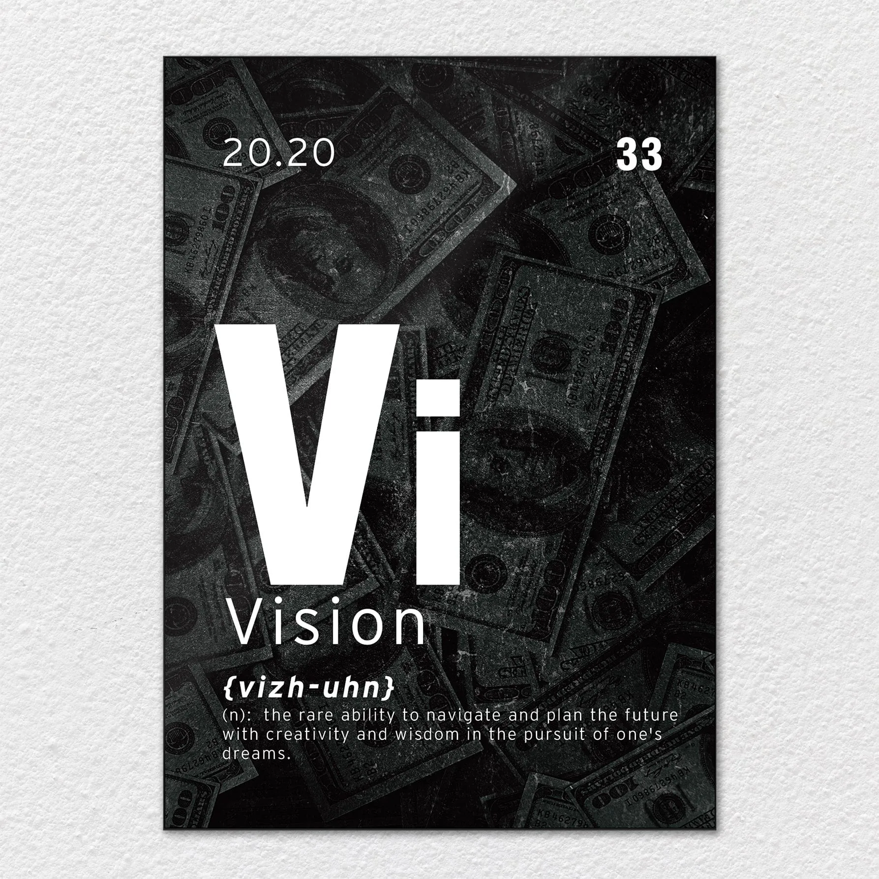 Vision - Motivational Metal Wall Art