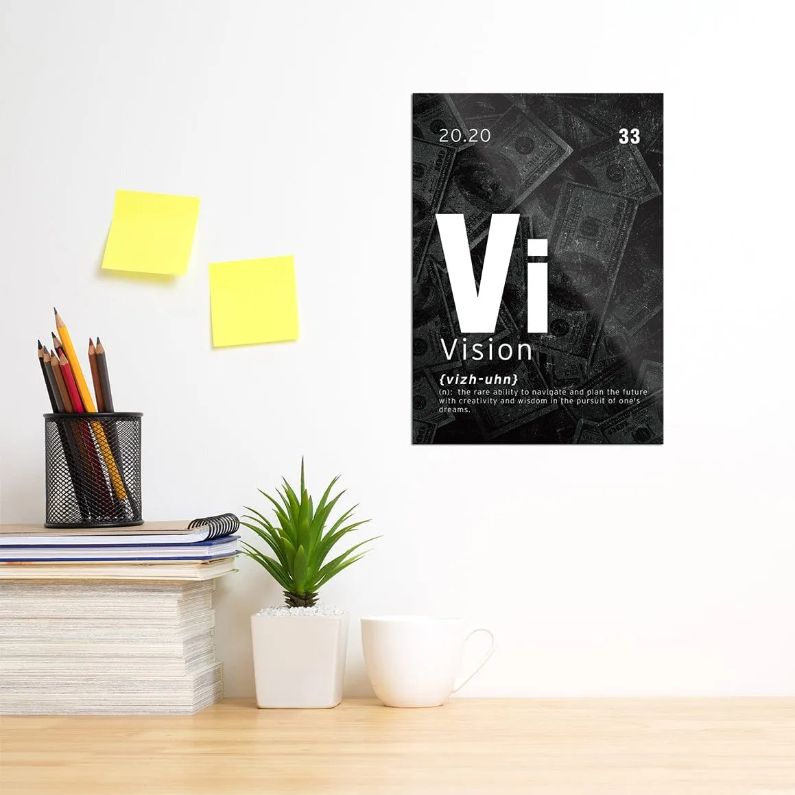 Vision - Motivational Metal Wall Art